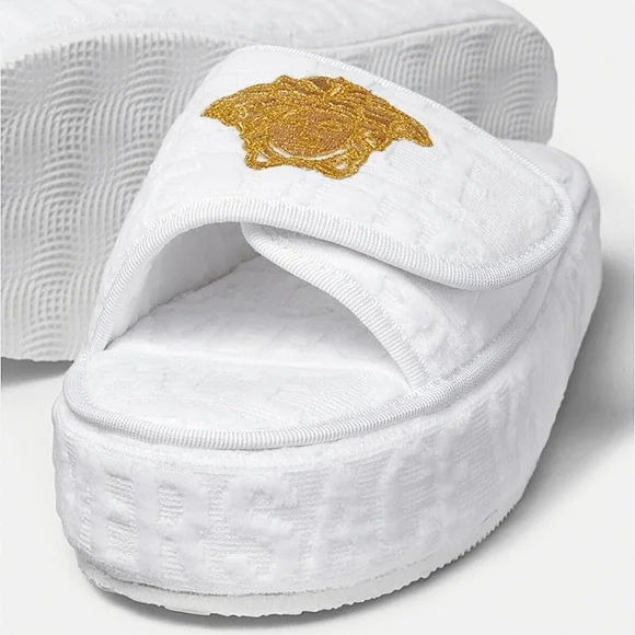 Versace Medusa Head platform slippers Sz 45 Versace | Shoes | Versace Medusa Head Platform Slippers In  main image 4